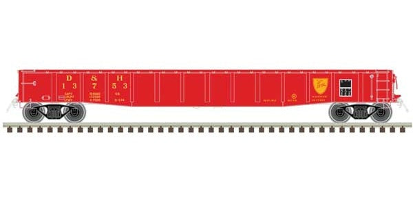 Atlas Master(R) ACF 70-Ton 52' Gondola (50006425) | Delaware & Hudson #13856 | N Scale