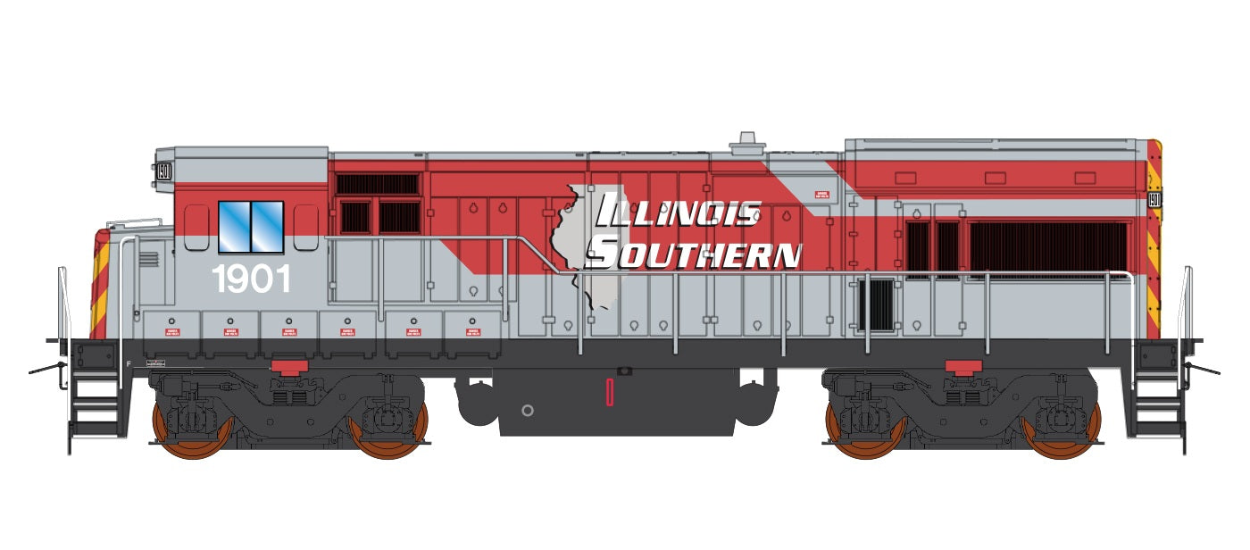 InterMountain GE U18B - Illinois Southern #1912 - ESU LokSound - DCC - HO Scale