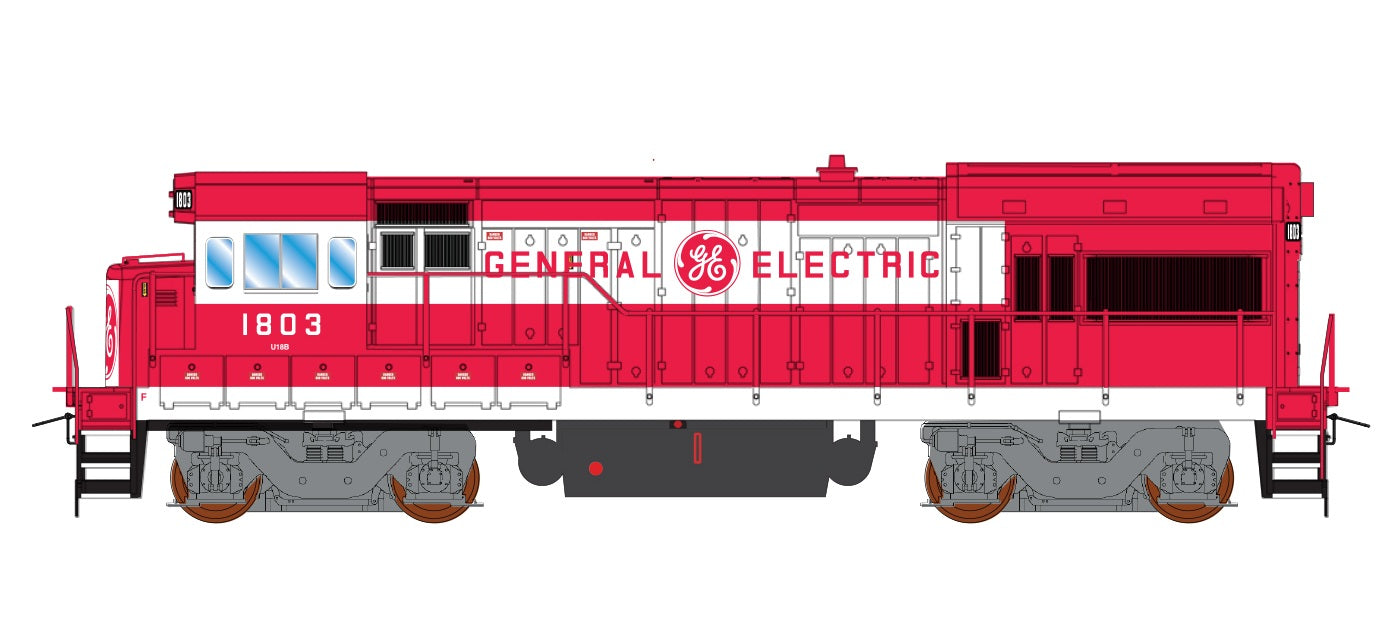 InterMountain GE U18B - General Electric Demo #1801 - ESU LokSound - DCC - HO Scale