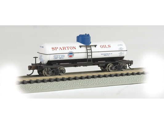 Bachmann Silver Series(R) ACF 36' 6" 10,000-Gallon Tank Car - Sparton Oil Company - N Scale (NOS)