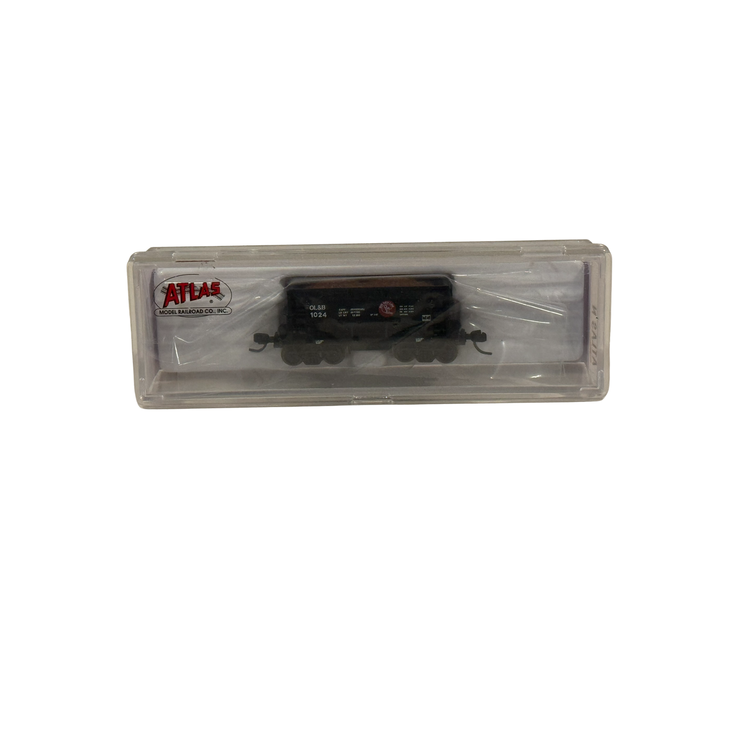 Atlas Trainman (50002619) • 70-Ton Ore Car • Omaha, Lincoln & Beatrice #1024 • N Scale (Pre-Owned)