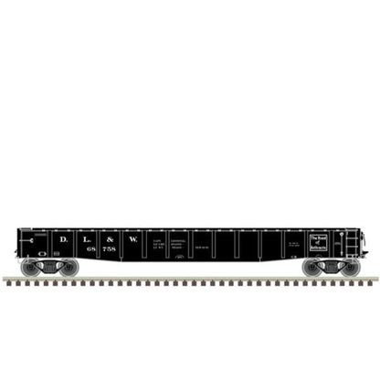 Atlas Master(R) ACF 70-Ton 52' Gondola (50006409) | Delaware, Lackawanna & Western #68873 | N Scale