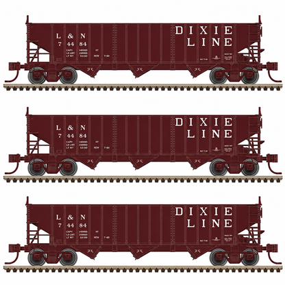 Atlas Master(R) (50007008) | Pullman-Standard PS-2750 3-Bay Hopper | Louisville & National Dixie Line | N Scale