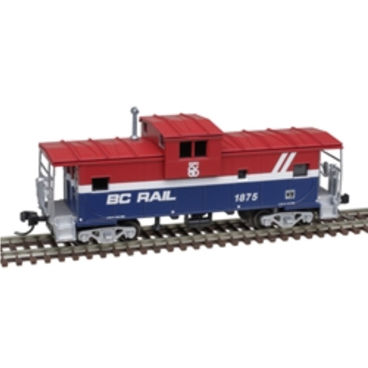 Atlas Master Extended Vision Caboose BC Rail #1875 N Scale