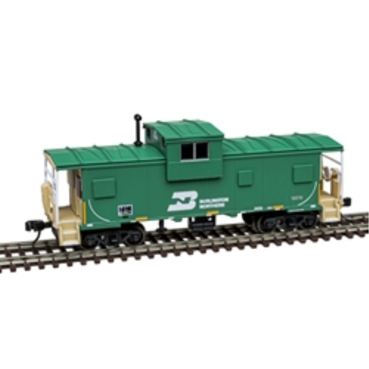 Atlas Master Extended Vision Caboose Burlington Northern #12554 N Scale
