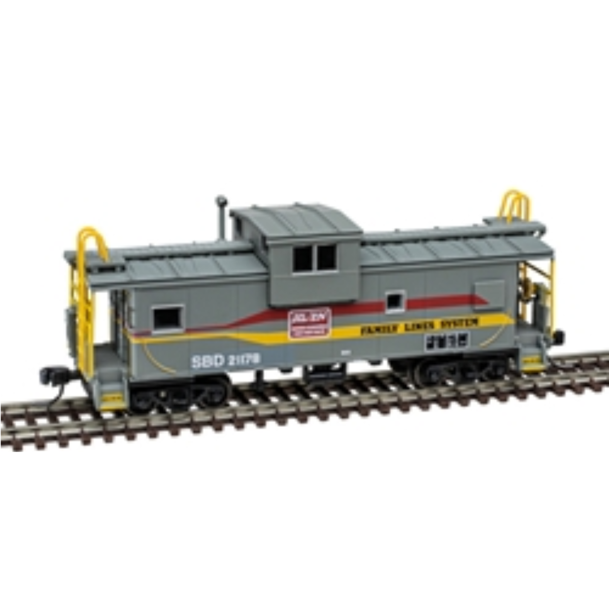 Atlas Master Extended Vision Caboose Family Lines SBD #21178 N Scale