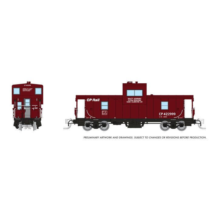Rapido (510051) | Wide Vision Caboose w/ Lights | Canadian Pacific Railway #42299 | Gauge Calibration Car | N Scale [PRE-ORDER]