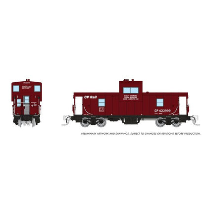 Rapido (510051) | Wide Vision Caboose w/ Lights | Canadian Pacific Railway #42299 | Gauge Calibration Car | N Scale [PRE-ORDER]