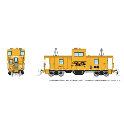 Rapido (510079) | Wide Vision Caboose w/ Lights | Rio Grande #1507 | "The Action Road" | N Scale [PRE-ORDER]