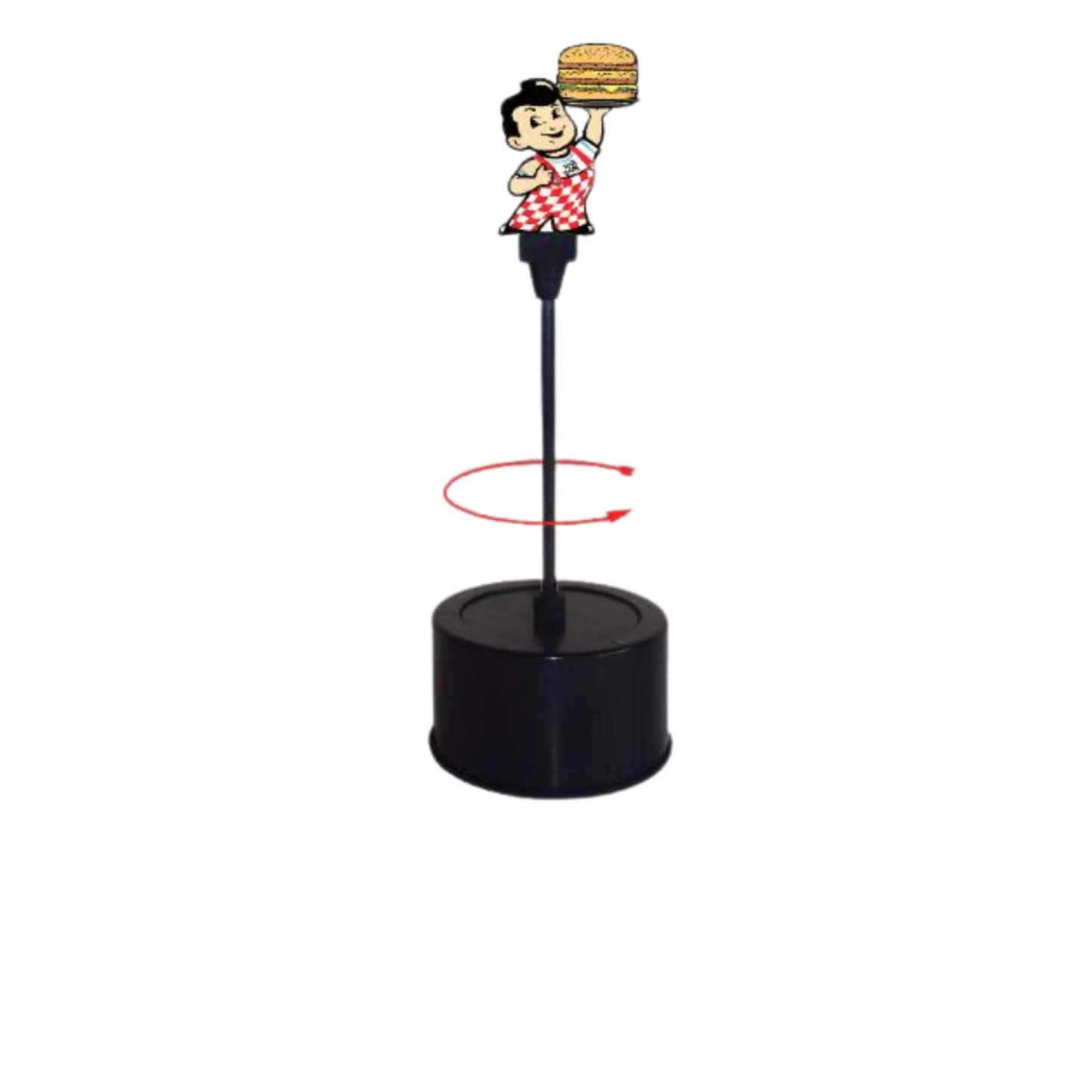Miller Engineering (55-095) • Light Works USA • Rotating Neon Sign • Bob's Big Boy • Kit • HO / O Scale