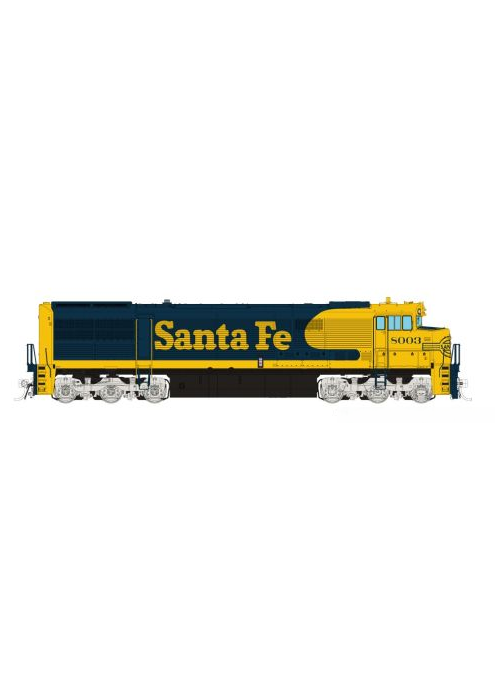 Rapido GE U30CG (55510) | Santa Fe #8000 | DC/DCC/Sound | HO Scale