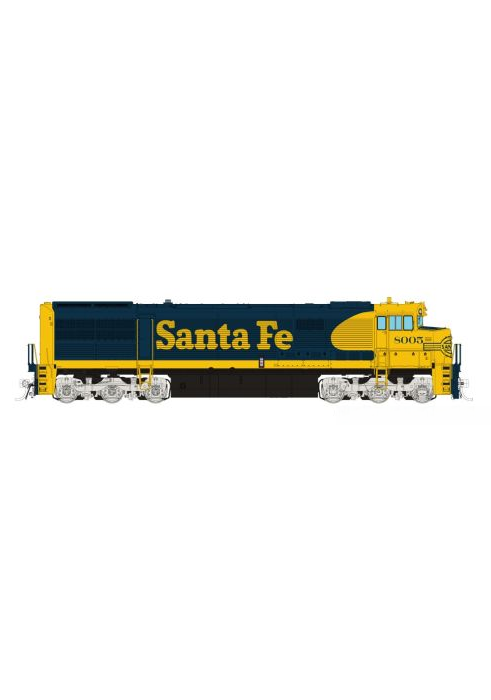Rapido GE U30CG (55011) | Santa Fe #8004 | DC/Silent | HO Scale