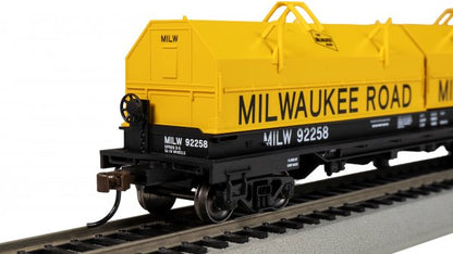 Bachmann Silver Series(R) (71426) | 55' Steel Coil Car / Load | Milwaukee Road #92258 | HO Scale