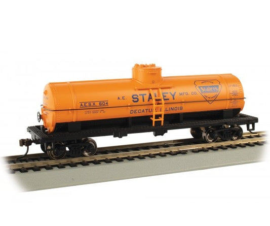 Bachmann Silver Series(R) (17805) | 40' Single-Dome Tank Car | Staley #604 | HO Scale