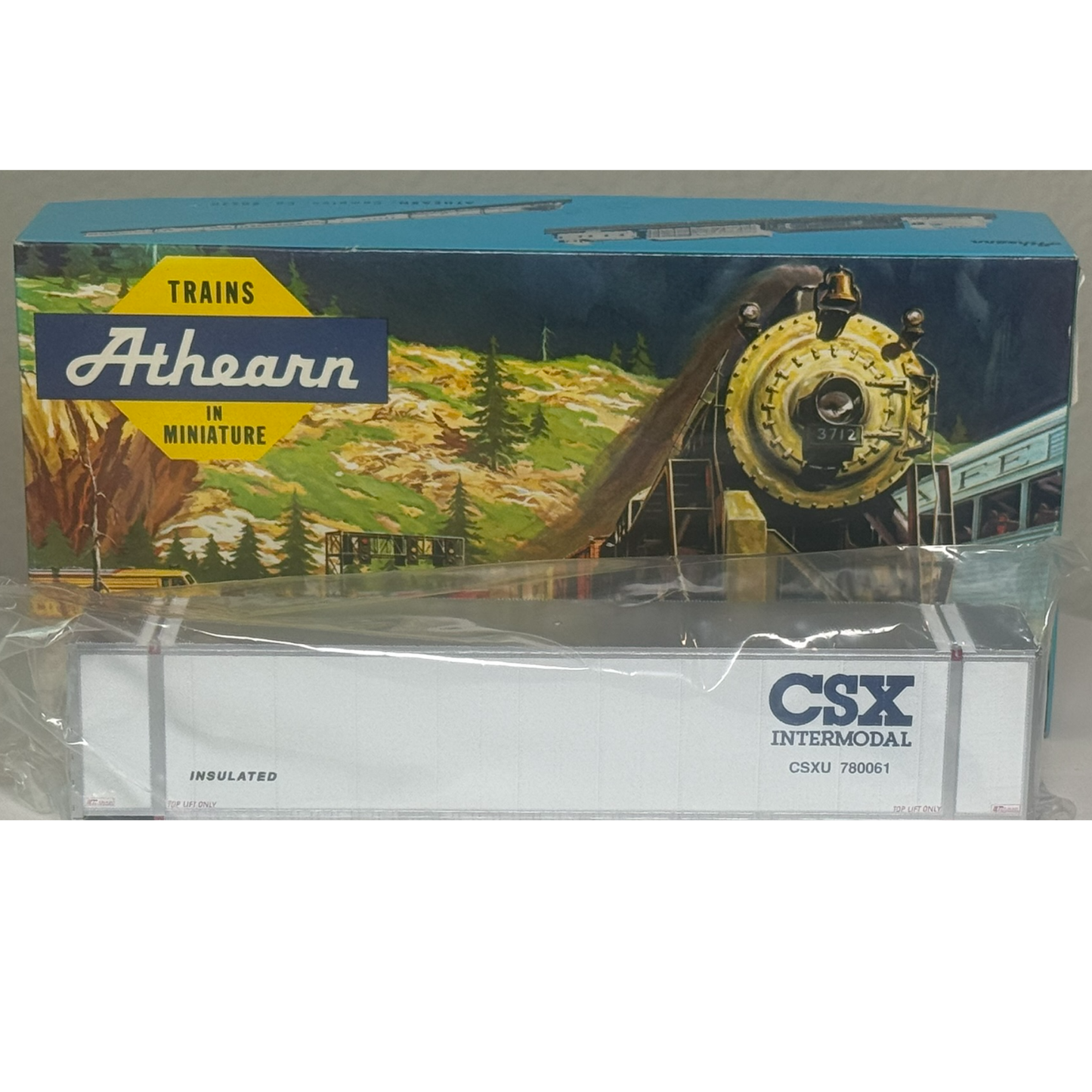 Athearn (5703) • 48' Container • CSX • HO Scale (NOS)