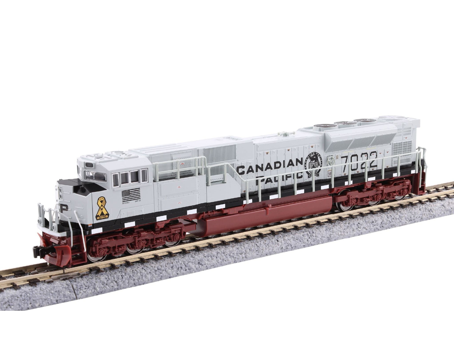 Kato SD70ACu | Canadian Pacific CP #7022 | Navy | Standard DC | N Scale