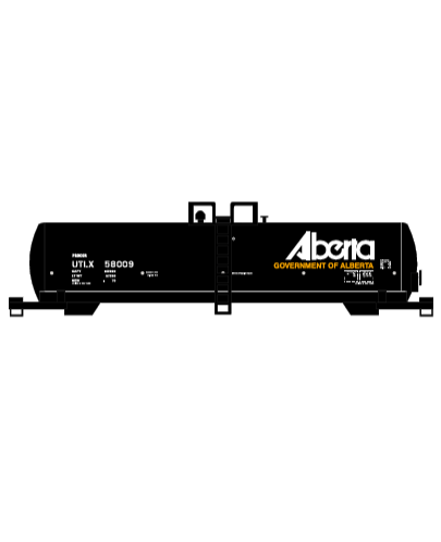 Athearn 50' RTC 20,900 Gallon Tank Car - Alberta ULTX #58016 - N Scale (NOS)