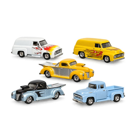 Unknown Brand Hot Rods 5-Piece Assortment HO Scale (Pre-Owned)