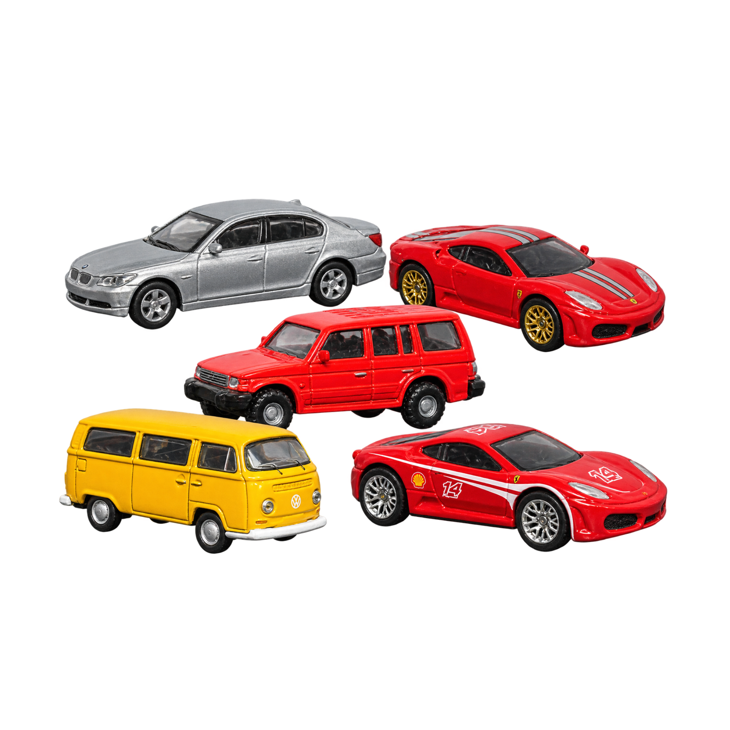 Unknown Brand Assorted Autos 5-Piece Set HO Scale (Pre-Owned)