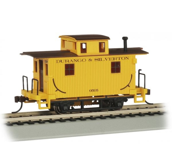 Bachmann Silver Series(R) (18403) | Old-Time Bobber Caboose | Durango & Silverton #0505 | HO Scale
