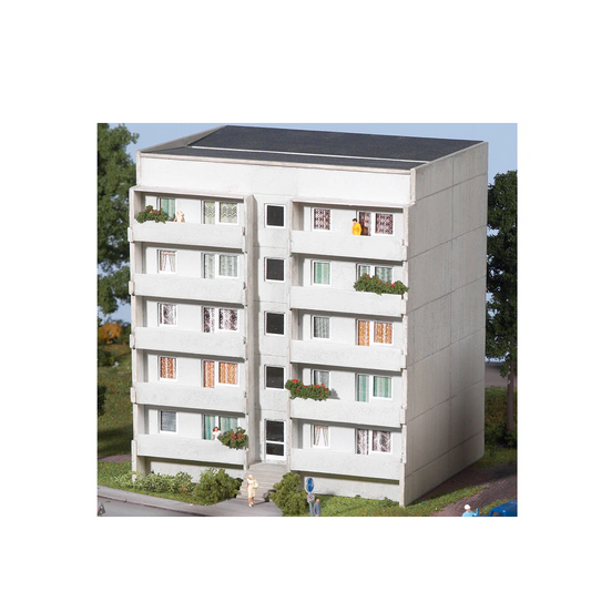 Piko Prefab Apartment Block Building Kit - HO Scale