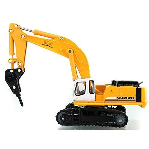 KDW Diecast Alloy Hammer Excavator - 1:87 Scale