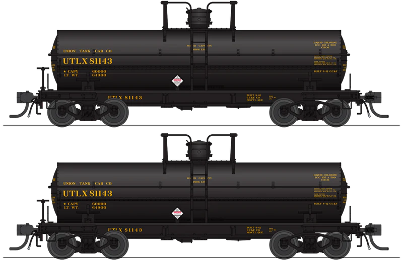 Broadway Limited Imports (10360) | 6,000 Gallon Tank Car | UTLX | 2-Pack | HO Scale [PRE-ORDER]