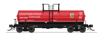 Broadway Limited Imports (10351) | 6,000 Gallon Tank Car | Columbia Southern SACX #655 + #656 | 2-Pack | HO Scale [PRE-ORDER]