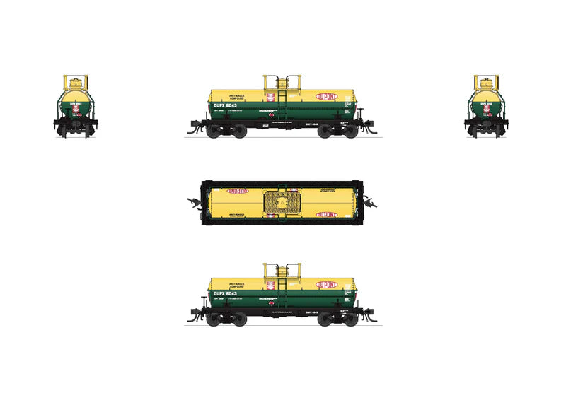 Broadway Limited Imports (10353) | 6,000 Gallon Tank Car | Dupont DUPX #6033 + #6034 | 2-Pack | HO Scale [PRE-ORDER]