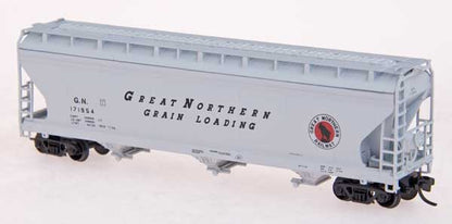 InterMountain ACF 4650 Cubic Ft 3-Bay Hopper - Great Northern #171728 - N Scale
