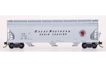 InterMountain ACF 4650 Cubic Ft 3-Bay Hopper - Great Northern #171728 - N Scale