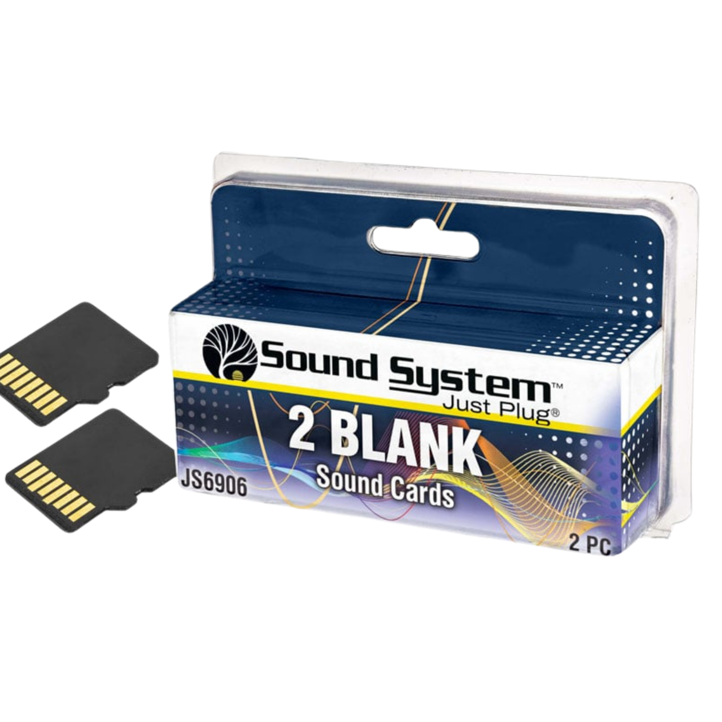 Woodland Scenics JP6906 Just Plug® Blank Sound Cards 2-Pack