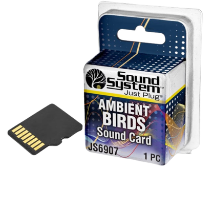 Woodland Scenics JP6907 Just Plug® Sound Card Ambient Birds