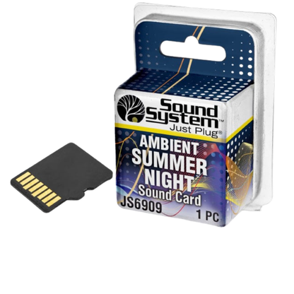 Woodland Scenics JP6909 Just Plug® Sound Card Ambient Summer Night