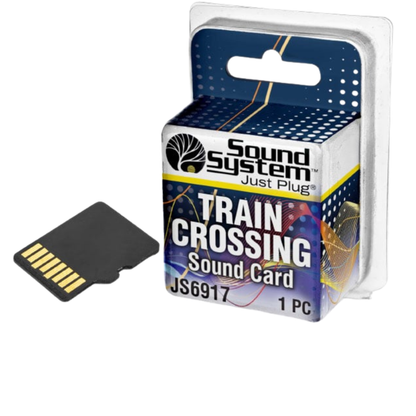 Woodland Scenics JP6917 Just Plug® Sound Card Train Crossing