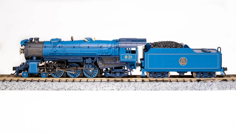 Broadway Limited Imports (10384) | Heavy Pacific 4-6-2 | Central New Jersey CNJ #832 | "Blue Comet" Scheme | Paragon4 Sound/DC/DCC | N Scale [PRE-ORDER]