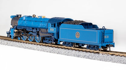 Broadway Limited Imports (10384) | Heavy Pacific 4-6-2 | Central New Jersey CNJ #832 | "Blue Comet" Scheme | Paragon4 Sound/DC/DCC | N Scale [PRE-ORDER]