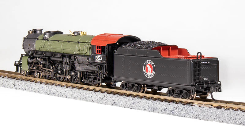 Broadway Limited Imports (10389) | Heavy Pacific 4-6-2 | Great Northern #1373 | Glacier Green Scheme | Paragon4 Sound/DC/DCC | N Scale [PRE-ORDER]