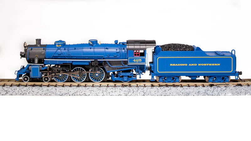 Broadway Limited Imports (10412) | Light Pacific 4-6-2 | Reading Blue Mountain and Northern RBMN #425 | 2007-2015 | Paragon4 Sound/DC/DCC | N Scale [PRE-ORDER]