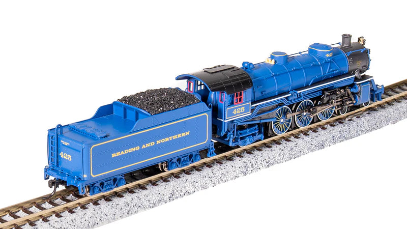 Broadway Limited Imports (10412) | Light Pacific 4-6-2 | Reading Blue Mountain and Northern RBMN #425 | 2007-2015 | Paragon4 Sound/DC/DCC | N Scale [PRE-ORDER]