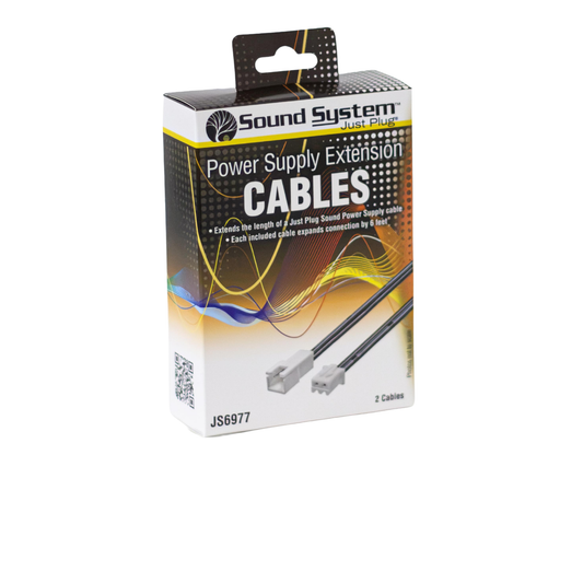 Woodland Scenics JS6977 Just Plug® Power Supply Extension Cables 2-Pack
