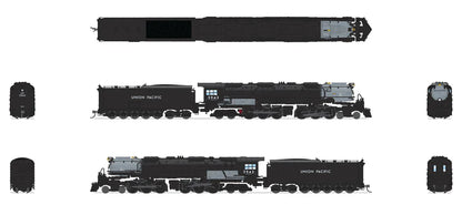 Broadway Limited Imports (6980) | UP Challenger 4-6-6-4 #3942 | Black & Graphite, Coal Tender | Paragon4 Sound/DC/DCC | Smoke | N Scale