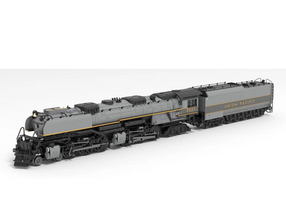 Broadway Limited Imports (6985) | UP Challenger 4-6-6-4 #3977 Museum Version, Two-Tone Gray | Oil Tender w/ Wind Wings | Paragon4 Sound/DC/DCC | Smoke | N Scale