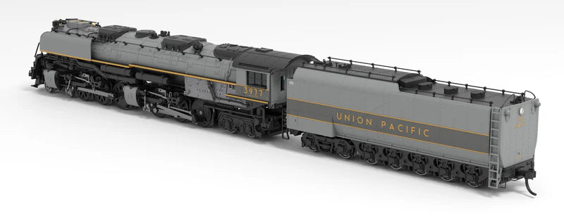 Broadway Limited Imports (6985) | UP Challenger 4-6-6-4 #3977 Museum Version, Two-Tone Gray | Oil Tender w/ Wind Wings | Paragon4 Sound/DC/DCC | Smoke | N Scale