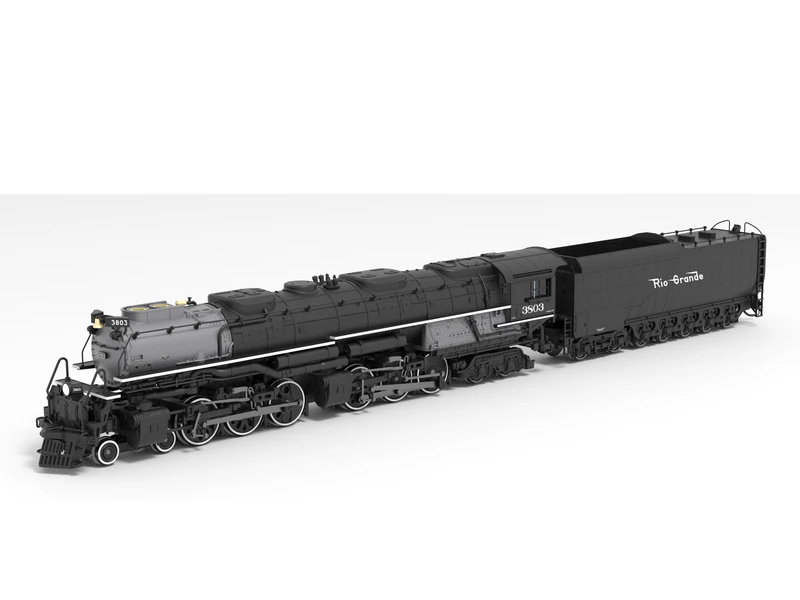 Broadway Limited Imports (6987) | D&RGW 4-6-6-4 #3803 | Black & Graphite, Coal Tender | Paragon4 Sound/DC/DCC | Smoke | N Scale