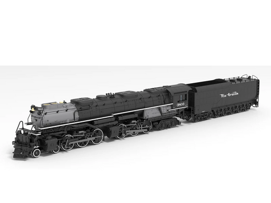 Broadway Limited Imports (6987) | D&RGW 4-6-6-4 #3803 | Black & Graphite, Coal Tender | Paragon4 Sound/DC/DCC | Smoke | N Scale