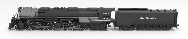 Broadway Limited Imports (6987) | D&RGW 4-6-6-4 #3803 | Black & Graphite, Coal Tender | Paragon4 Sound/DC/DCC | Smoke | N Scale