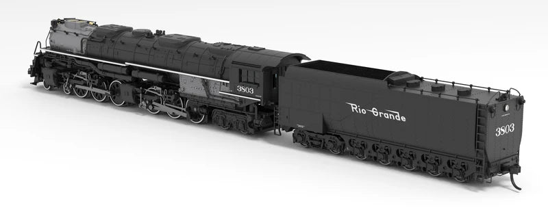 Broadway Limited Imports (6987) | D&RGW 4-6-6-4 #3803 | Black & Graphite, Coal Tender | Paragon4 Sound/DC/DCC | Smoke | N Scale