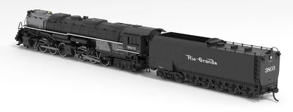 Broadway Limited Imports (6987) | D&RGW 4-6-6-4 #3803 | Black & Graphite, Coal Tender | Paragon4 Sound/DC/DCC | Smoke | N Scale