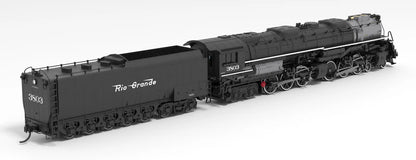 Broadway Limited Imports (6987) | D&RGW 4-6-6-4 #3803 | Black & Graphite, Coal Tender | Paragon4 Sound/DC/DCC | Smoke | N Scale